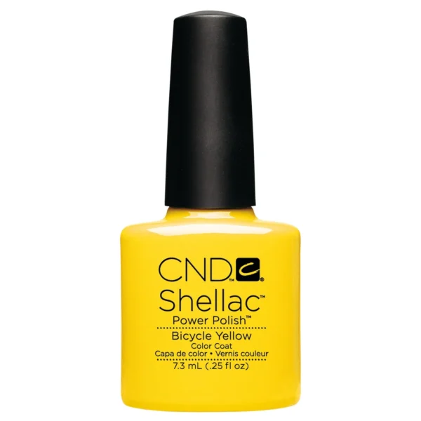 CND Shellac Color Coat Bicycle Yellow X 12