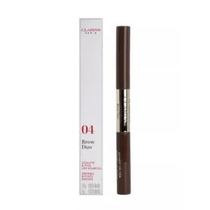 Clarins Brow Duo 04 Medium Brown Defines & Fixes Brows