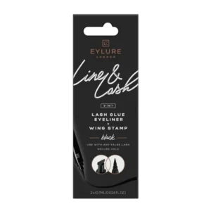Eylure Line & Lash 3-in-1 Lash Glue, Eyeliner and Wing Stamp X 4