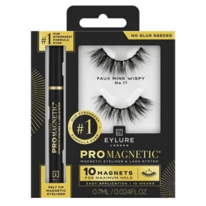 Eylure ProMagnetic 10 Magnet False Eyelashes Faux Mink Wispy X 4