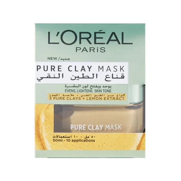 Loreal Pure Clay Mask With Lemon Extract X 6