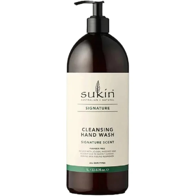 Sukin Signature Cleansing Handwash 1 litre X 3